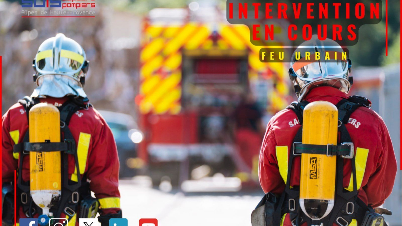 D’importants moyens de secours engagés pour un feu à Mison