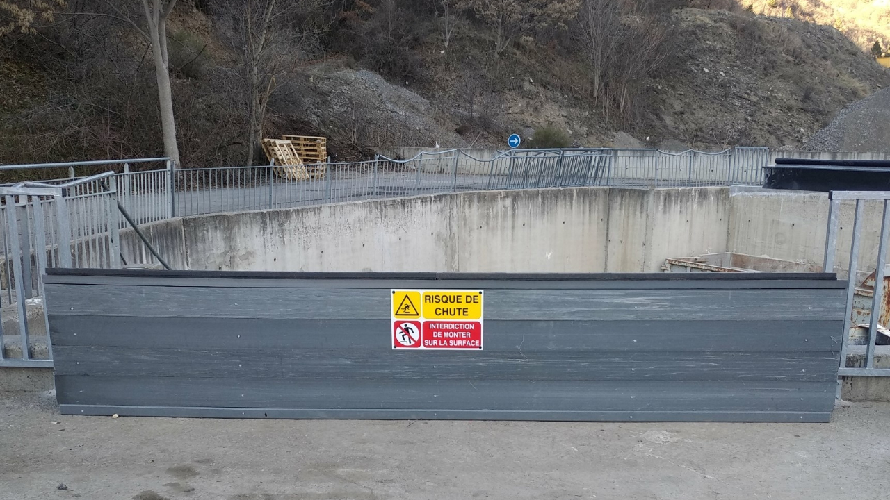 Haute-Provence : des travaux à la déchetterie les Isnards à Digne les Bains Haute-Provence : des travaux à la déchetterie les Isnards à Digne les Bains