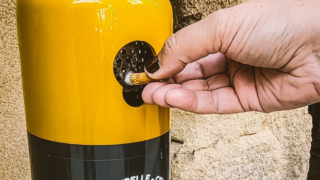 Des cendriers installés à Manosque pour améliorer la propreté