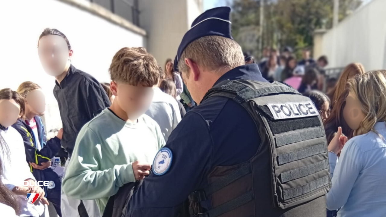 Des contrôles préventifs de la Police aux abords des collèges de Briançon et de Gap