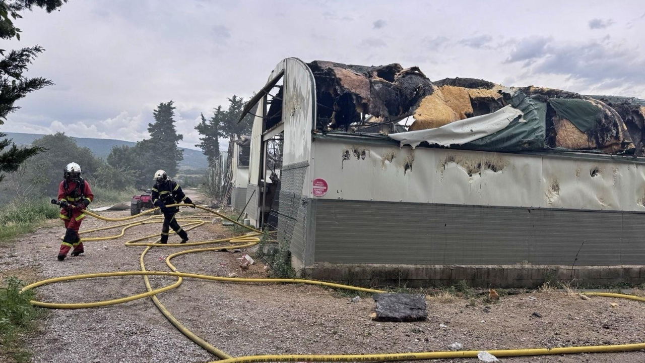 Forcalquier : un homme gravement blessé dans l'incendie d'une exploitation agricole