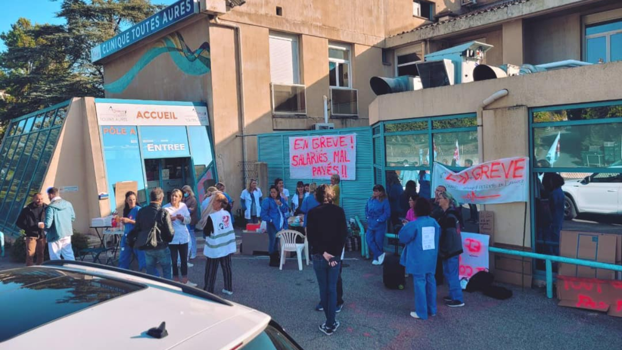 Haute-Provence : 22ème jour de grève à la clinique Toutes Aures Haute-Provence : 22ème jour de grève à la clinique Toutes Aures