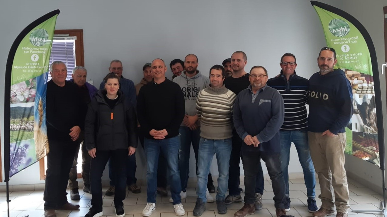 Haute-Provence : FDSEA, Laurent Depieds réélu pour un nouveau mandat de trois ans