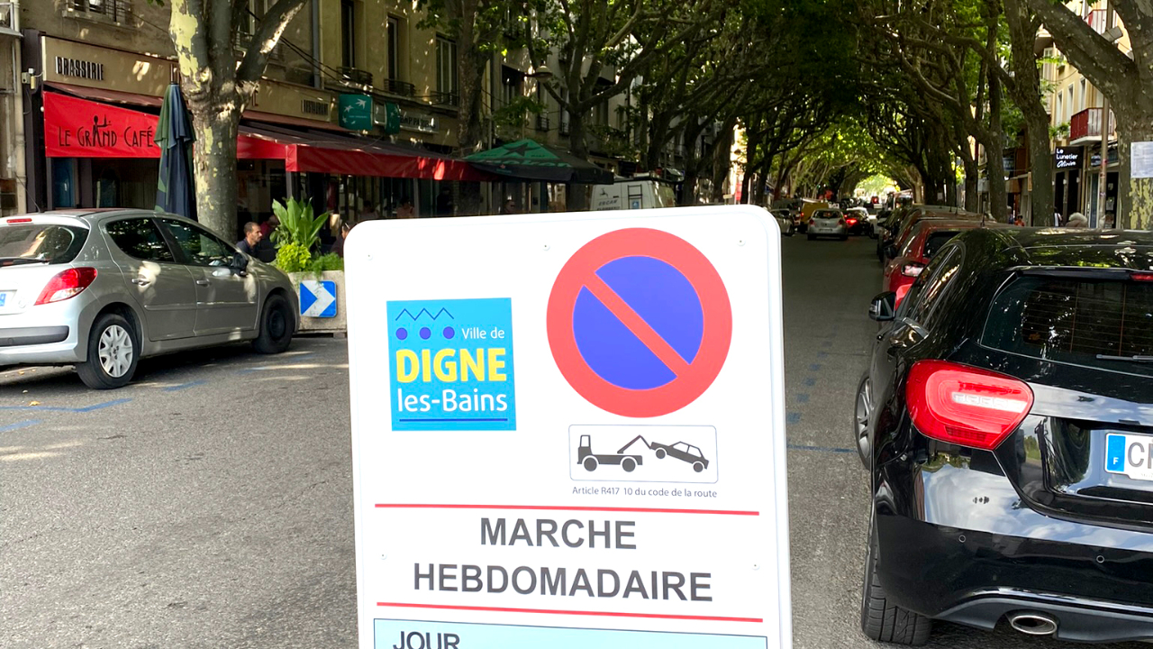 Haute-Provence : le marché de Digne les Bains déplacé
