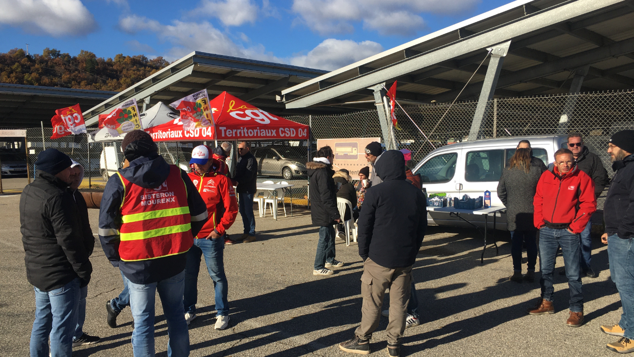 Haute-Provence : mobilisation devant le site sisteronais de Sanofi