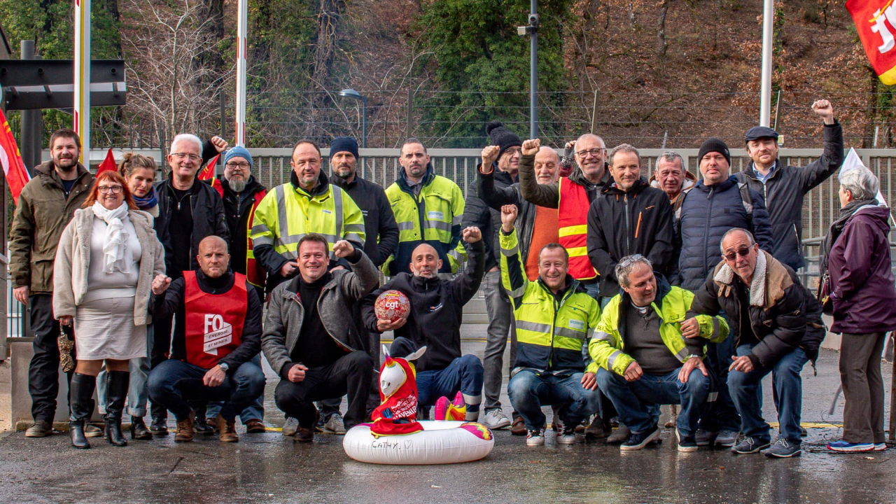 Haute-Provence : retraites, les salariés de Géométhane en grève depuis une semaine Haute-Provence : retraites, les salariés de Géométhane en grève depuis une semaine
