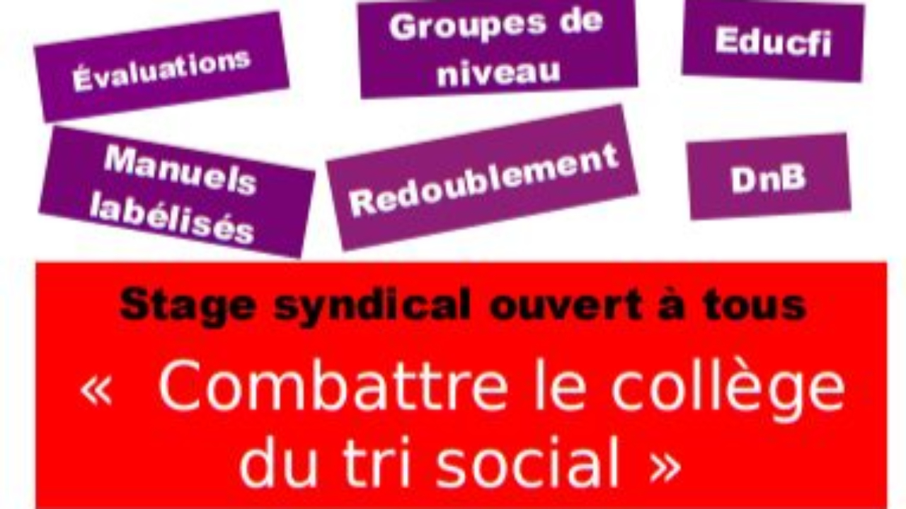 Haute-Provence : stage syndical contre le choc des savoirs Haute-Provence : stage syndical contre le choc des savoirs