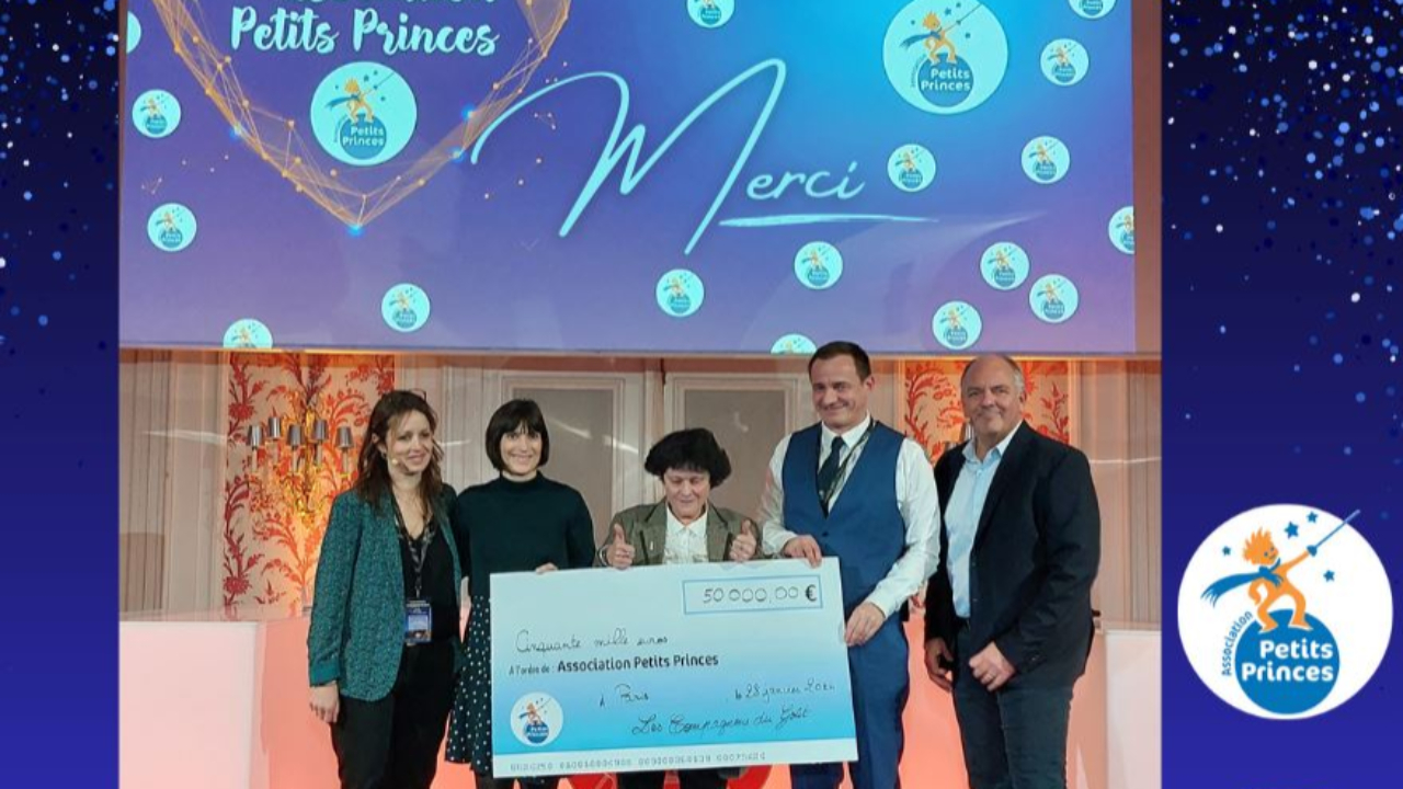 Hautes-Alpes : 50.000 euros remis à l’Association Petits Princes par les Compagnons du Goût Hautes-Alpes : 50.000 euros remis à l’Association Petits Princes par les Compagnons du Goût