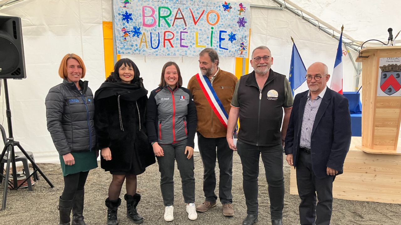 Hautes-Alpes : Ceillac, une station qui c&eacute;l&egrave;bre sa championne Aur&eacute;lie Richard