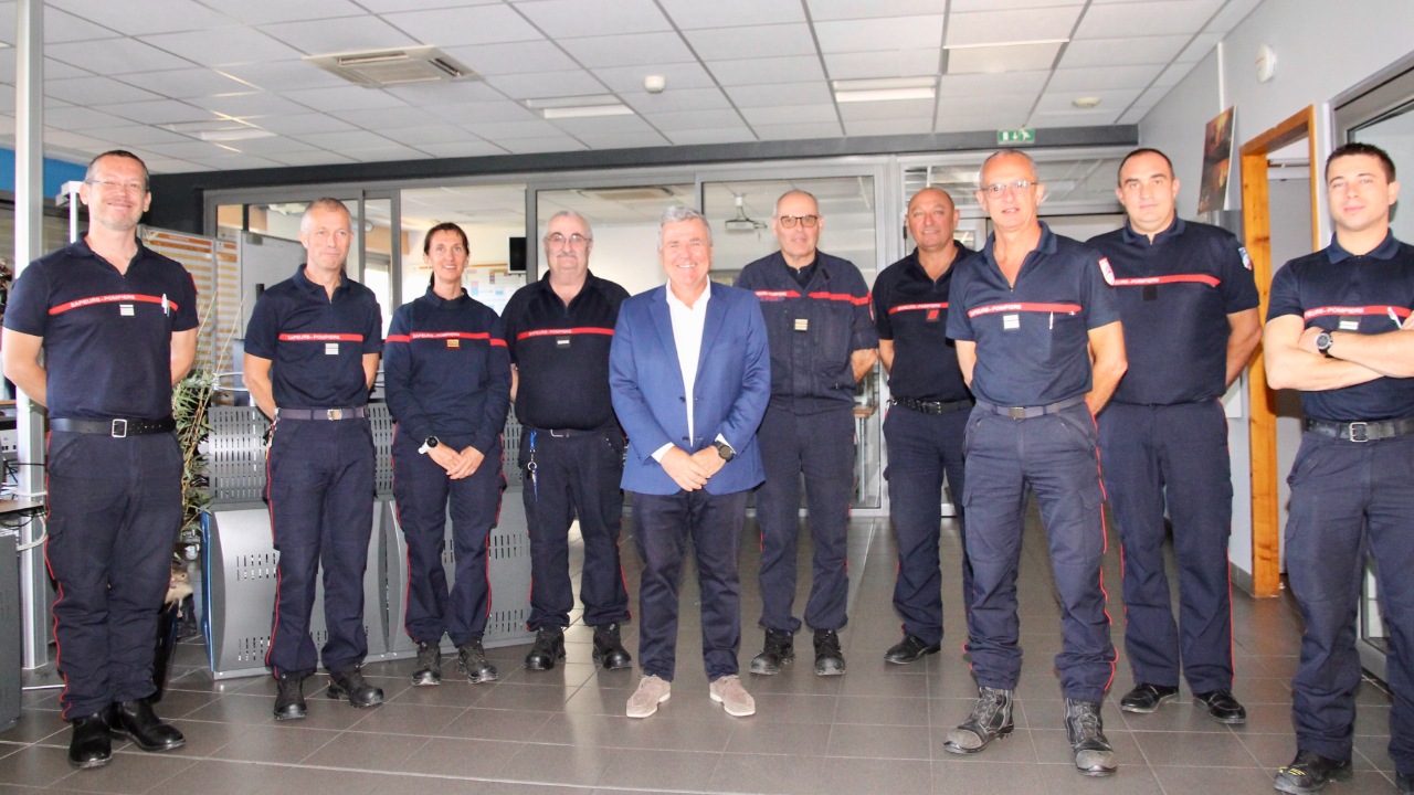 Hautes-Alpes : Jean-Michel Arnaud rencontre le SDIS 05 Hautes-Alpes : Jean-Michel Arnaud rencontre le SDIS 05