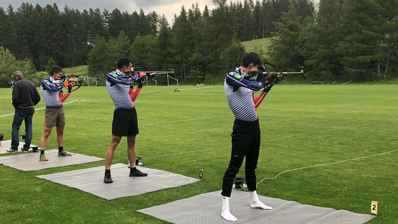 Hautes-Alpes : l'équipe de France de biathlon en stage à Gap-Bayard. Hautes-Alpes : l'équipe de France de biathlon en stage à Gap-Bayard.