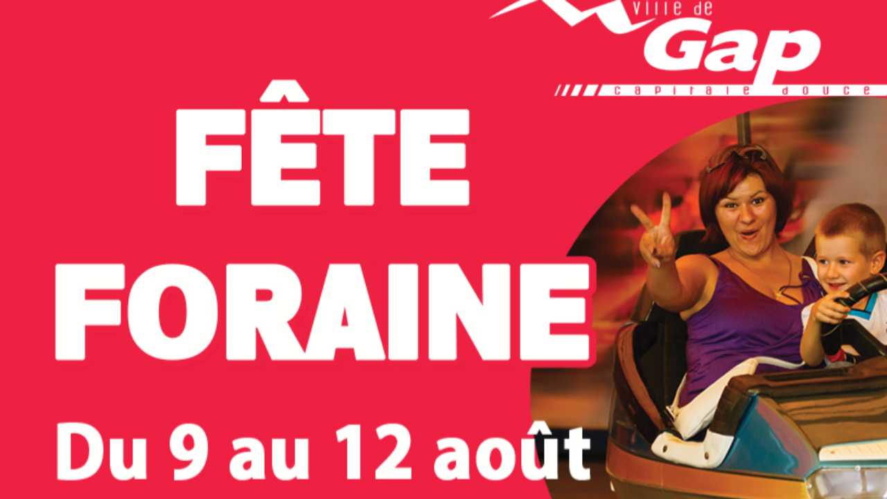 Hautes-Alpes : la traditionnelle fête foraine d’aout s’installe à Gap