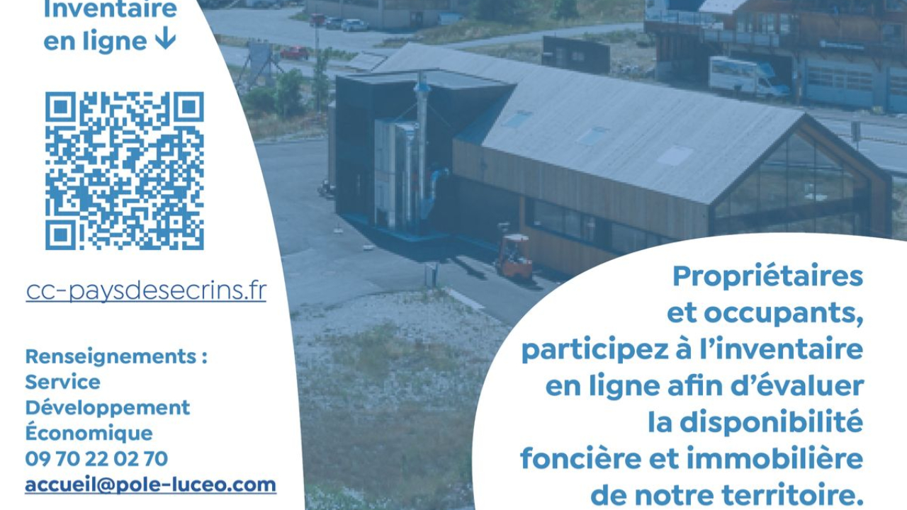 Hautes-Alpes : un inventaire sur les Zones d’Activité Économique sur la Communauté de Communes du Pays des Écrins Hautes-Alpes : un inventaire sur les Zones d’Activité Économique sur la Communauté de Communes du Pays des Écrins