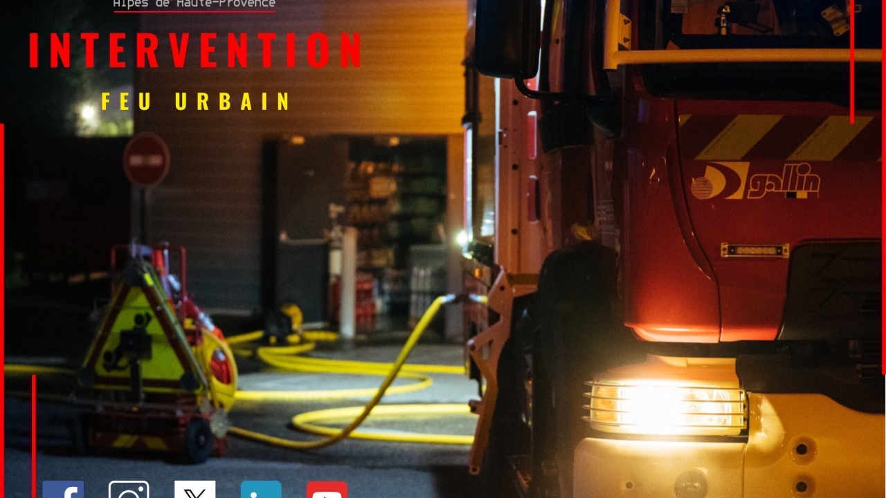 Incendie maîtrisé dans un immeuble de Volx : intervention des pompiers réussie Incendie maîtrisé dans un immeuble de Volx : intervention des pompiers réussie