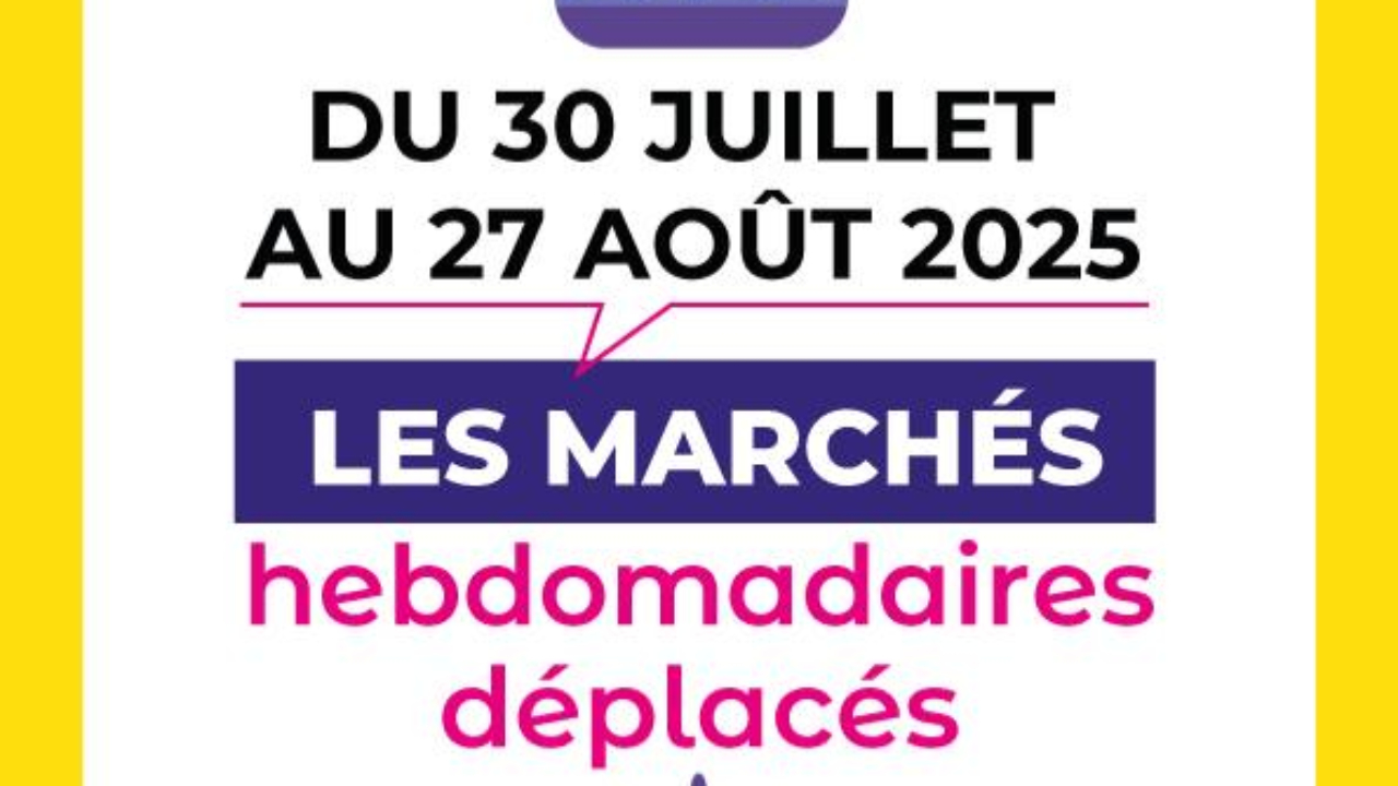 Le march&eacute; de Digne les Bains d&eacute;plac&eacute; pour la saison estivale