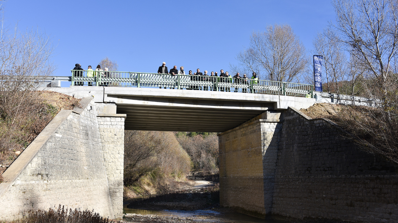 Le nouveau pont sur la Laye inauguré