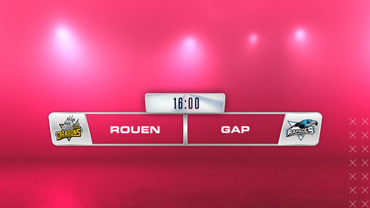 Les Dragons de Rouen de retour face aux Rapaces de Gap ce dimanche ! Les Dragons de Rouen de retour face aux Rapaces de Gap ce dimanche !