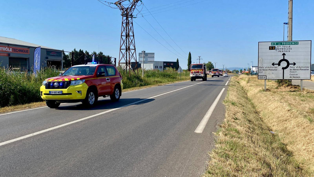 Les pompiers alpins postés dans le Gard