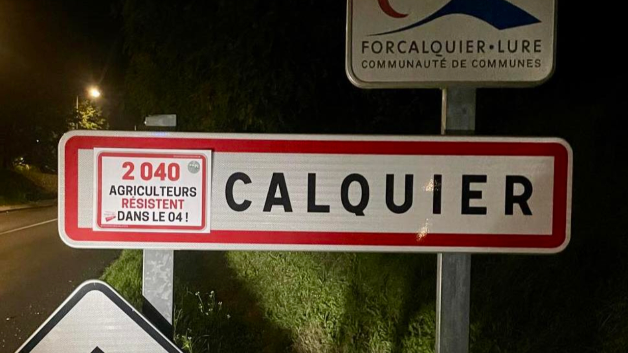 Nouvelle action coup de poing des agriculteurs Nouvelle action coup de poing des agriculteurs