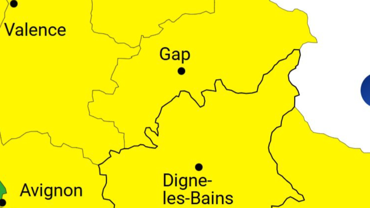 Plusieurs vigilances jaunes en cours dans les Alpes du Sud