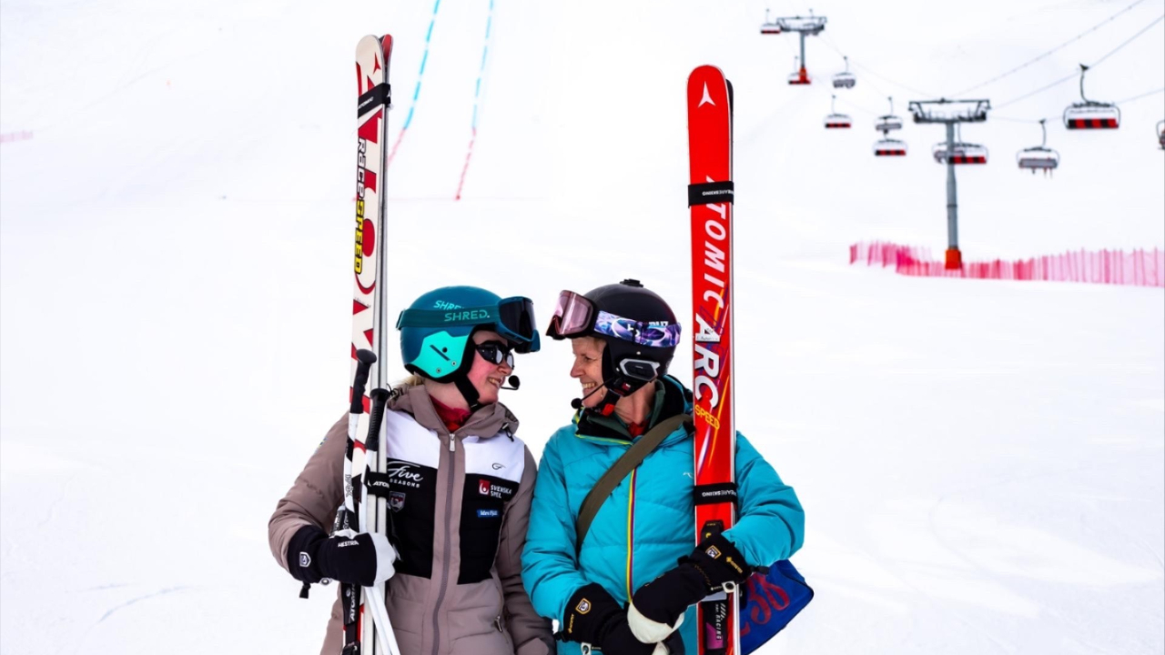 Quasiment aveugle, elle dévale Chabrières à 168,77 km/h