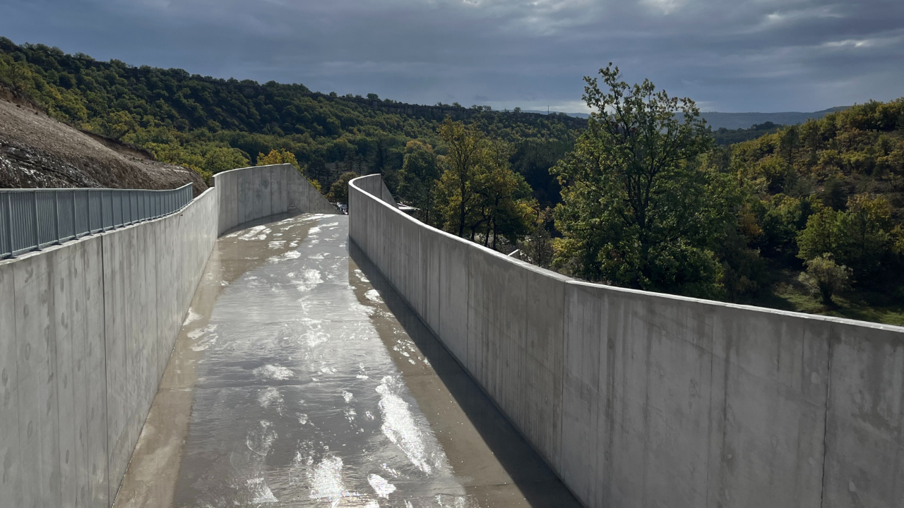 Un barrage modernisé sur la Laye pour sécuriser l'eau sur le pays de Forcalquier Un barrage modernisé sur la Laye pour sécuriser l'eau sur le pays de Forcalquier