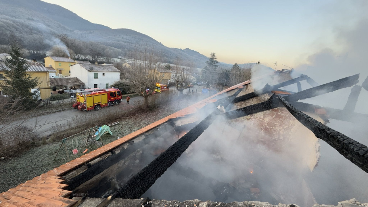 "Un feu tr&egrave;s violent" &agrave; Saint-Maime