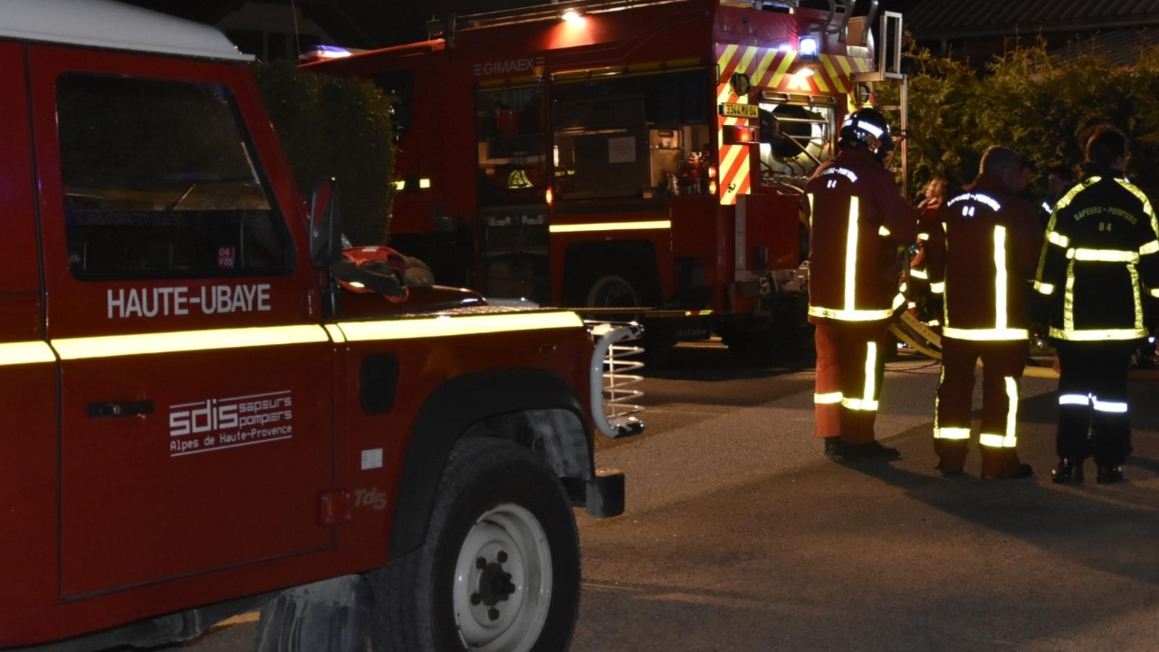 Un garage touché par un incendie à Barcelonnette