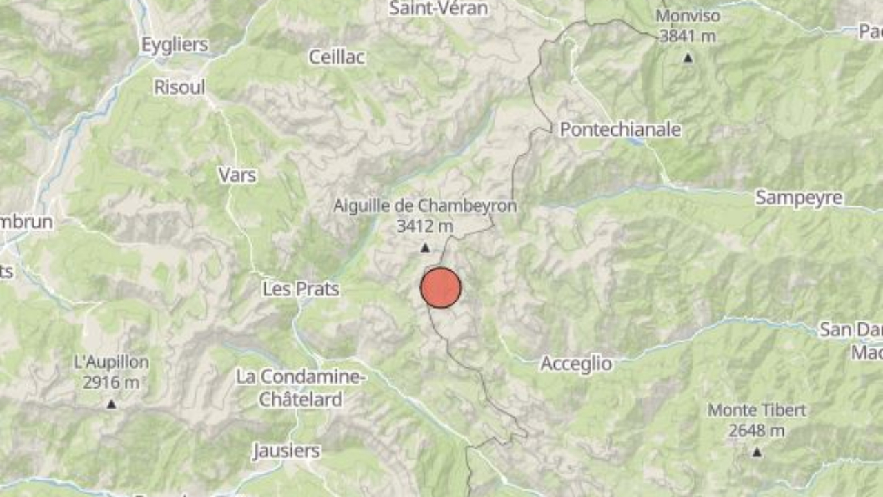Un séisme de magnitude 4.2 à la frontière italienne des Alpes du Sud Un séisme de magnitude 4.2 à la frontière italienne des Alpes du Sud