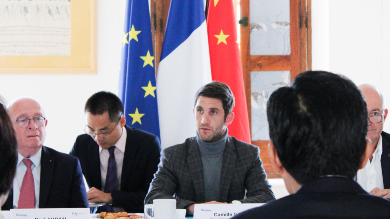 Une nouvelle délégation chinoise à Manosque Une nouvelle délégation chinoise à Manosque