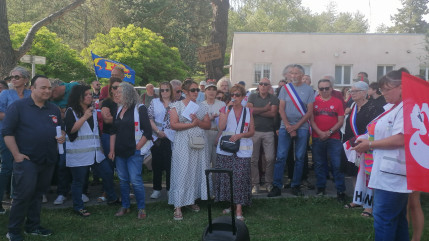 150 personnes mobilisées à l'hôpital de Digne ce mardi
