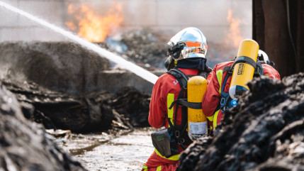 46 pompiers mobilisés pour un incendie à la Brillanne ce samedi
