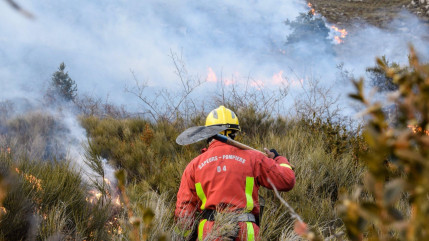 50 hectares touchés par un feu toujours en cours à Demandolx