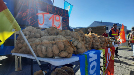 Alpes du Sud : des denrées alimentaires données aux grévistes du site gapençais d’Enedis