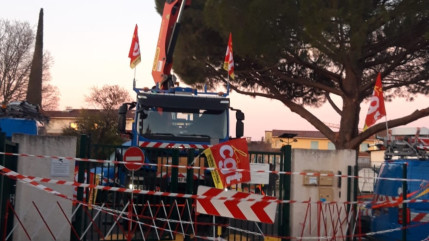 Alpes du Sud : l'usine Enedis de Manosque aux mains des grévistes Alpes du Sud : l'usine Enedis de Manosque aux mains des grévistes