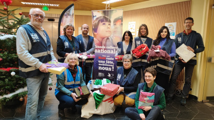 Alpes du Sud : une centaine de dons récoltés pour Noël par la MSA Alpes Vaucluse