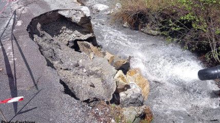 Barcelonnette : restrictions de circulation sur la route de Gaudissard