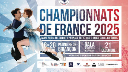 Briançon accueille les Championnats de France de Danse sur Glace Juniors et Elites de Patinage artistique