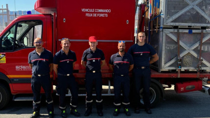 Cinq pompiers bas-alpins envoyés en renfort en Corse Cinq pompiers bas-alpins envoyés en renfort en Corse