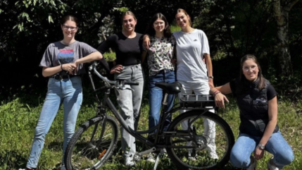 Des lycéennes pédalent vers l’avenir durable dans le Champsaur Des lycéennes pédalent vers l’avenir durable dans le Champsaur