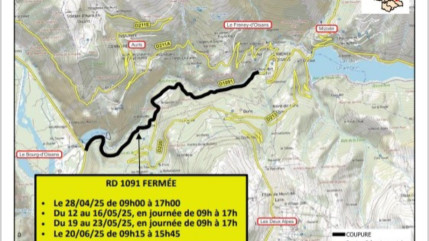 Des perturbations sur la route de Briançon et Grenoble à prévoir