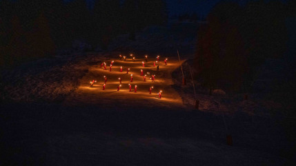 Des petits flambeaux au Sauze pour soutenir les enfants en difficulté
