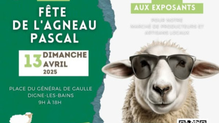 Digne les Bains fait sa Fête de l’Agneau Pascal ce dimanche