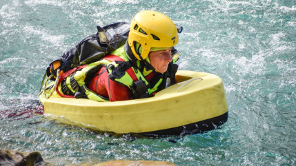 Entraînement en eaux vives pour les Pompiers 04 Entraînement en eaux vives pour les Pompiers 04