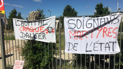 Environ 200 personnes mobilisées à l'hôpital de Manosque