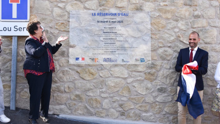 Forcalquier a un nouveau réservoir d’eau