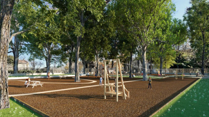 Haute-Provence : à Forcalquier, le jardin public fait peau neuve Haute-Provence : à Forcalquier, le jardin public fait peau neuve
