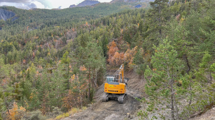 Haute-Provence : Barcelonnette, 1.560 mètres de la piste des Allaris totalement refaits Haute-Provence : Barcelonnette, 1.560 mètres de la piste des Allaris totalement refaits