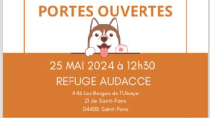 Haute-Provence : journée portes ouvertes ce samedi au refuge AUDACCE Haute-Provence : journée portes ouvertes ce samedi au refuge AUDACCE