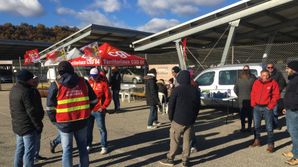 Haute-Provence : mobilisation devant le site sisteronais de Sanofi Haute-Provence : mobilisation devant le site sisteronais de Sanofi